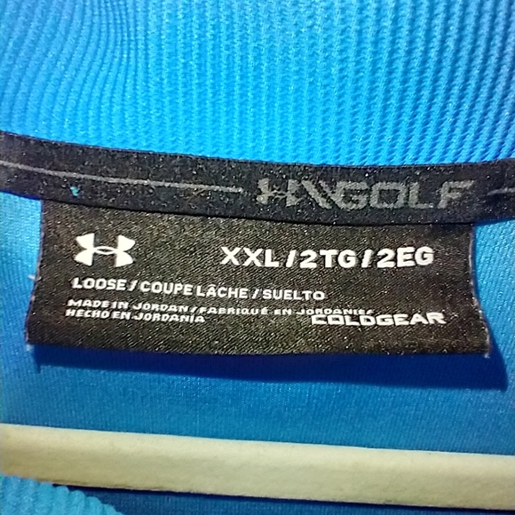 Under Armour Golf Cold Gear Quarter Snap Pullover Men's sz XXL Loose Fit. - Picture 4 of 6